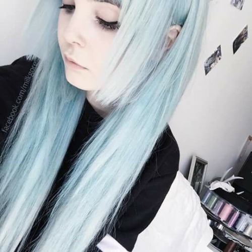 Blue Hair Baby Girl