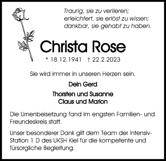 Christa Rose