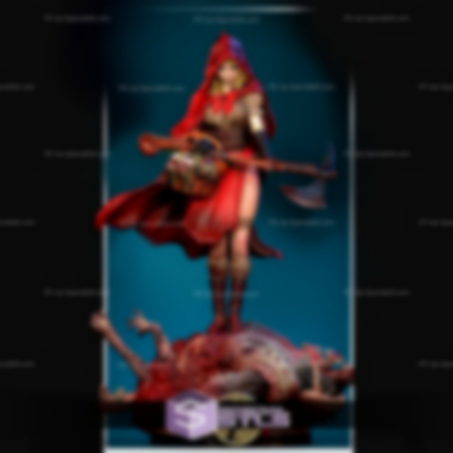 Little Red Riding Hoe