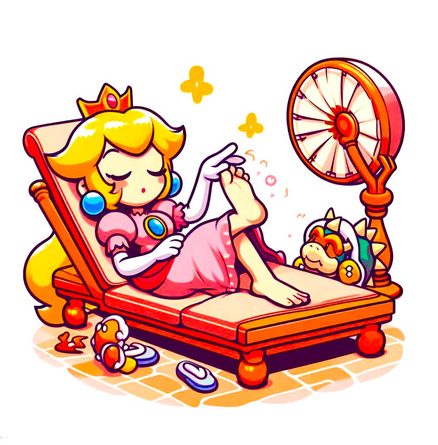 Peach Feet