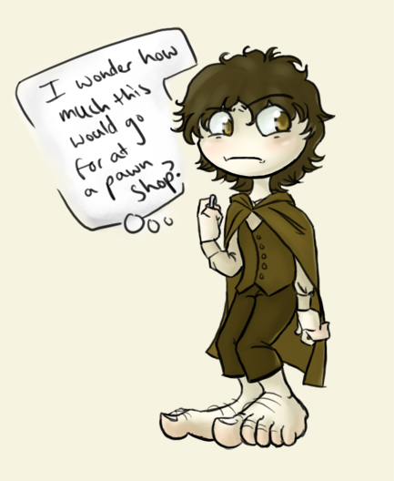 Queen Of The Hobbit Feet