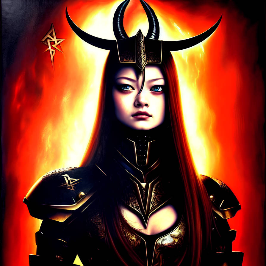 Thicc Angel Goth Demon Princess