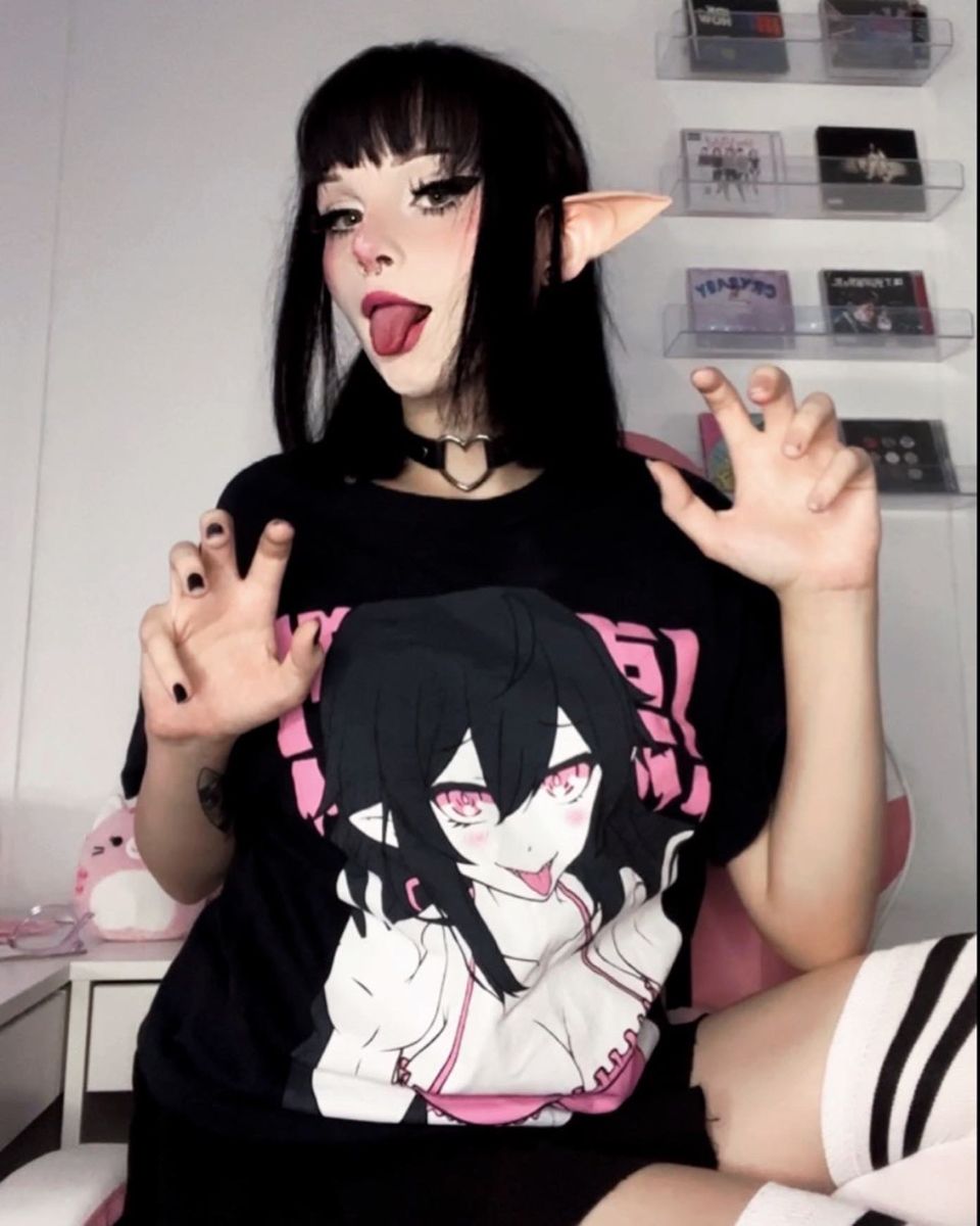 Thicc Angel Goth Demon Princess