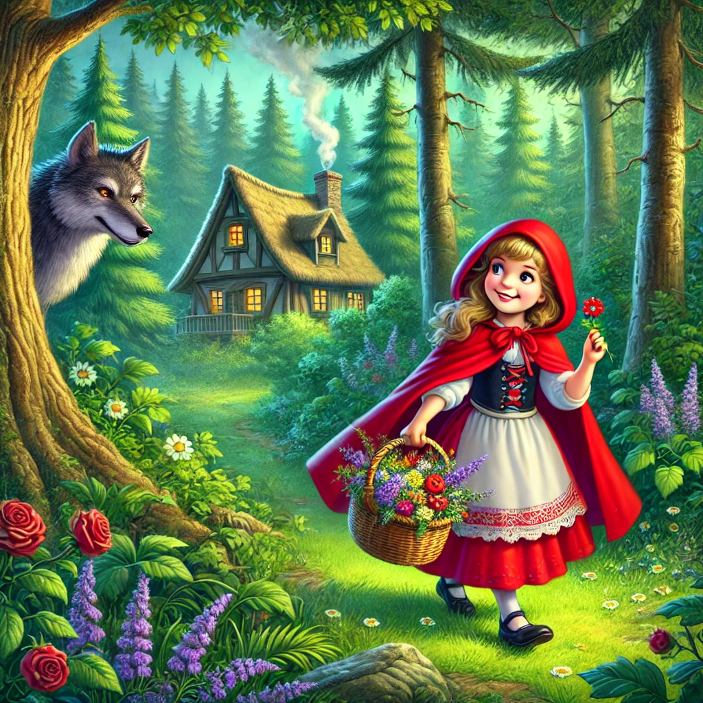 Little Red Riding Hoe