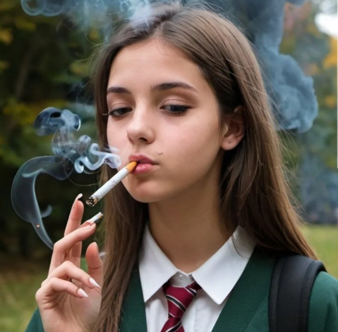 Smoking Beauty